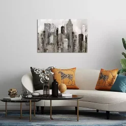 City Mood Canvas Art Print