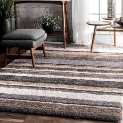 Clark Shag Area Rug, 5x8