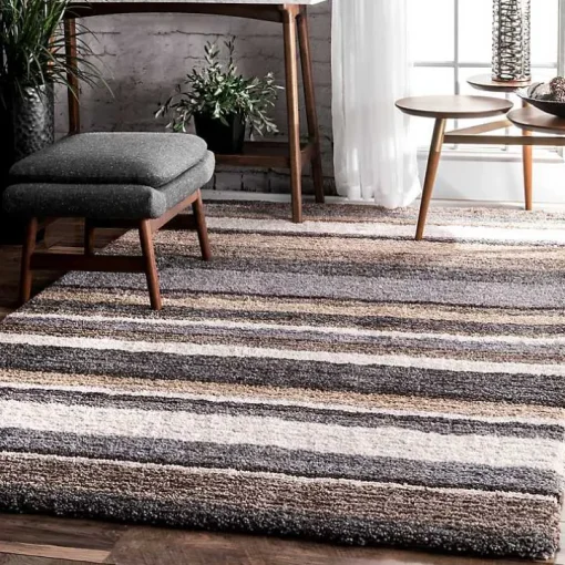 Clark Shag Area Rug, 5x8