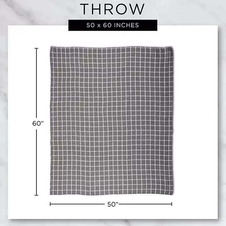 Clayoff Slub Stripe Decorative Throw