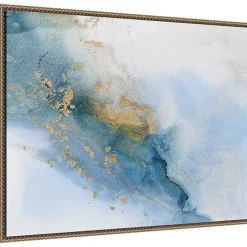 Cloud Land Framed Canvas Art Print