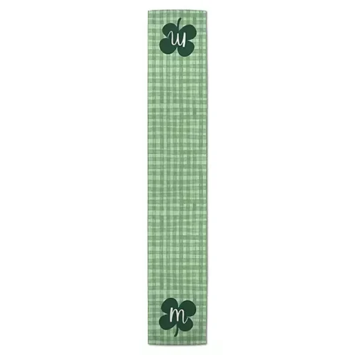 Clover Personalized Monogram Table Runner, 90 in.