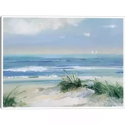 Coastal Breezes Framed Canvas Art Print