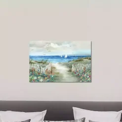 Coastal Garden Canvas Art Print