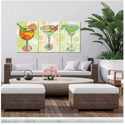 Cocktail Hour Outdoor Canvas Art Print