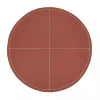 Cognac Faux Leather Placemats, Set of 4