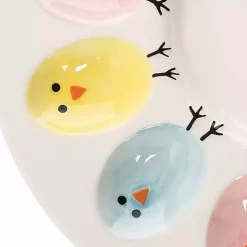 Colorful Easter Chicks Deviled Egg Plate