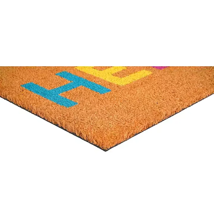 Colorful Hello Doormat