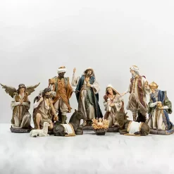Colorful Nativity Scene, Set of 11