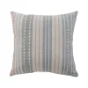 Colorful Textured Striped Accent Pillow