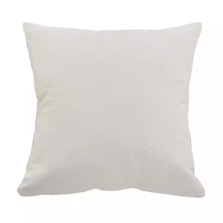 Colorful Textured Striped Accent Pillow