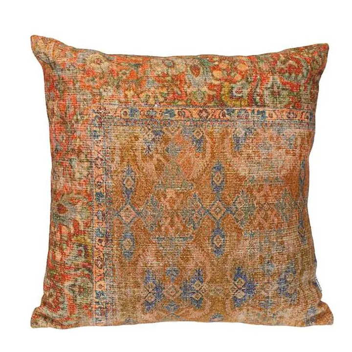 Colorful Woven Tapestry Pillow