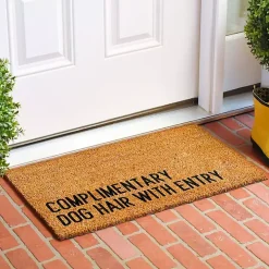 Complimentary Dog Hair With Entry Doormat