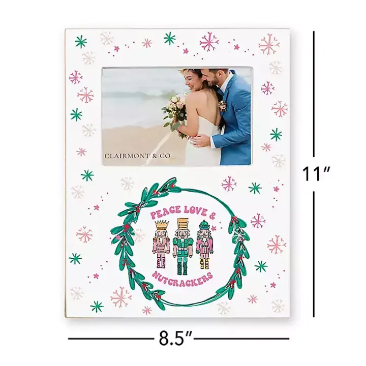 Confetti Nutcracker Trio Wreath Picture Frame, 4x6