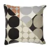 Contemporary Geometric Dots Throw Pillow