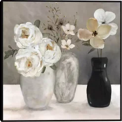 Contrasting Focus Framed Canvas Art Print