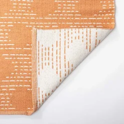 Coral Shibori Outdoor Area Rug, 5x7