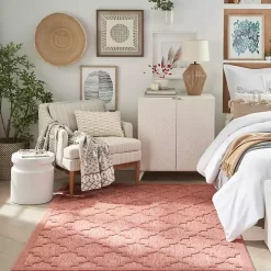 Coral Trellis Indoor/Outdoor Area Rug, 6x9