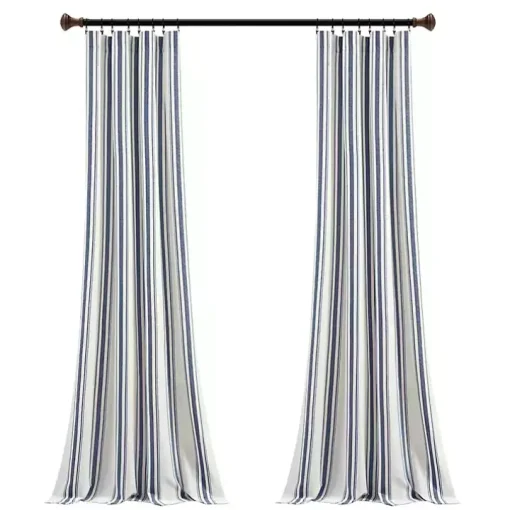 Cotton Candy Farmhouse Curtain Panel Set, 108 in.