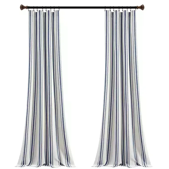 Cotton Candy Farmhouse Curtain Panel Set, 108 in.