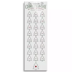 Countdown to Christmas Dry Erase Board, 8x24 in.
