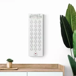 Countdown to Christmas Dry Erase Board, 8x24 in.