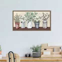 Country Cuttings Framed Canvas Art Print