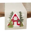 Cozy Christmas Cottage Cotton Runner