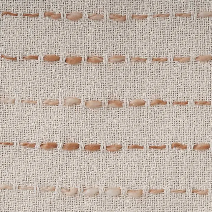 Cream & Terracotta Ombre Dash Throw Pillow