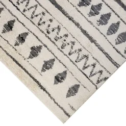 Cream Boho Striped Runner