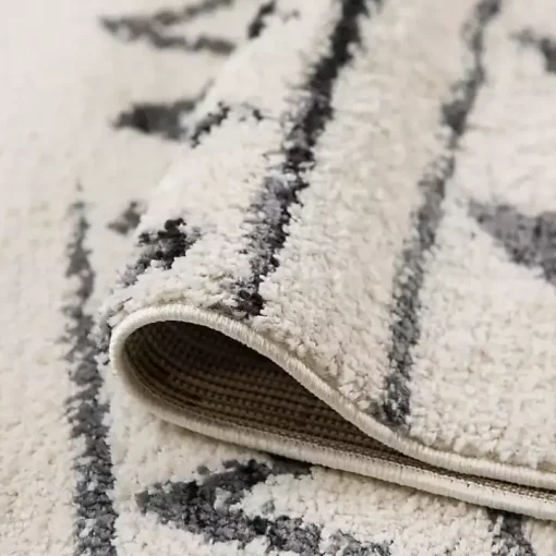 Cream Boho Striped Runner