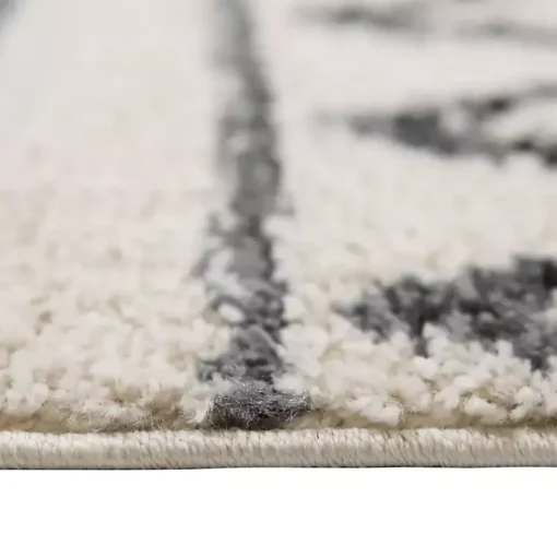 Cream Boho Striped Runner