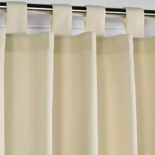 Cream Weathermate Blackout Curtain Panel, 63 in.