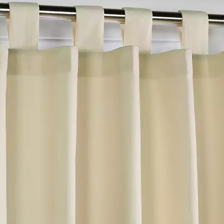Cream Weathermate Blackout Curtain Panel, 84 in.