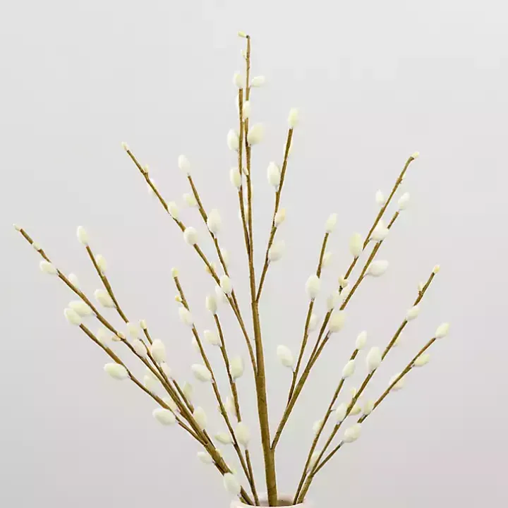 Cream Willow Stems, Set of 2