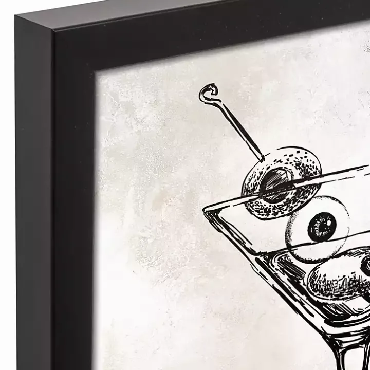 Creep Drink And Be Scary Framed Canvas Art Print