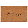 Curvy Fa La La Coir Doormat