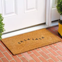 Curvy Fa La La Coir Doormat