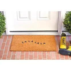 Curvy Fa La La Coir Doormat