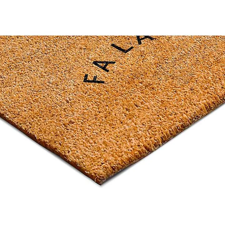 Curvy Fa La La Coir Doormat