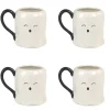 Cute Ghost Mugs, Set of 4