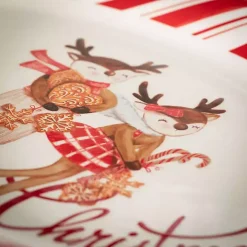 Cute Reindeer Merry Christmas Platter
