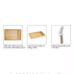 Dallas Cowboys Cutting Board & Knife Set