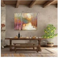 Dappled Forest Outdoor Canvas Art Print
