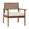 Dark Brown Zane Outdoor Club Chair