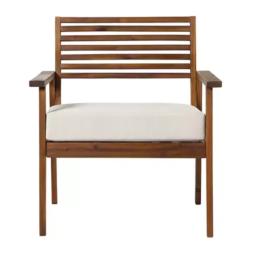 Dark Brown Zane Outdoor Club Chair