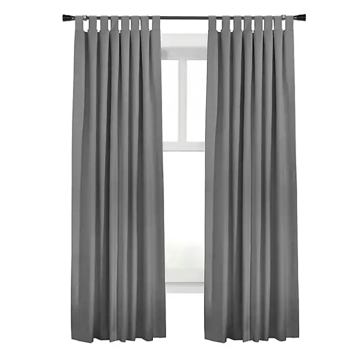 Dark Gray Ventura Blackout Curtain Panel, 95 in.