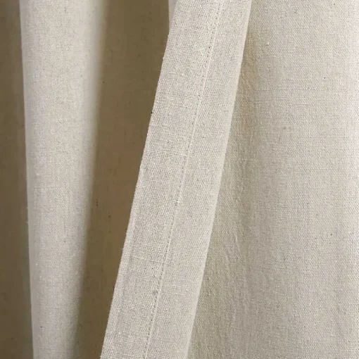 Dark Linen Lace Curtain Panel Set, 84 in.