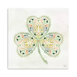 Decorative Shamrock Canvas Art Print