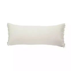 Denim Blue Braided Stripe Lumbar Pillow